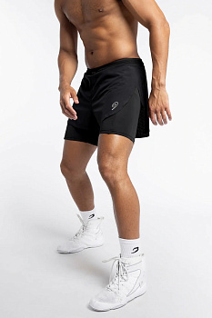 ШОРТЫ TUNERO 2 В 1 BOXRAW черный