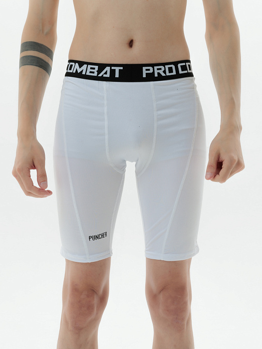 Компрессионные шорты 3.0 Puncher белые