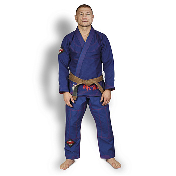 Кимоно для БЖЖ (Ги BJJ) FLAMMA INFERNO blue