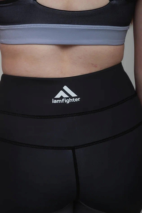 Тренировочный женский топ I AM Fighters, Gray/Black