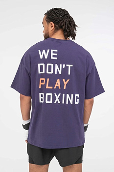 Футболка We Don't Play Boxing BOXRAW Фиолетовый