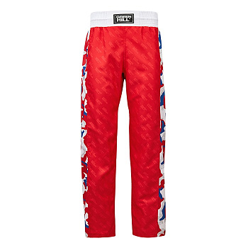 KBT-2089 Брюки для кикбоксинга красные