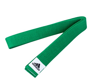 adiB220 Пояс для единоборств Club зеленый