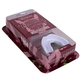 Защита рта (капа) FLAMMA - Inferno mint с футляром (EVA мятный, взрослый (11), Белый)