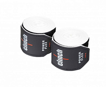 C239 Бинты боксерские Clinch Boxing Hand Wrap Power Flex белые