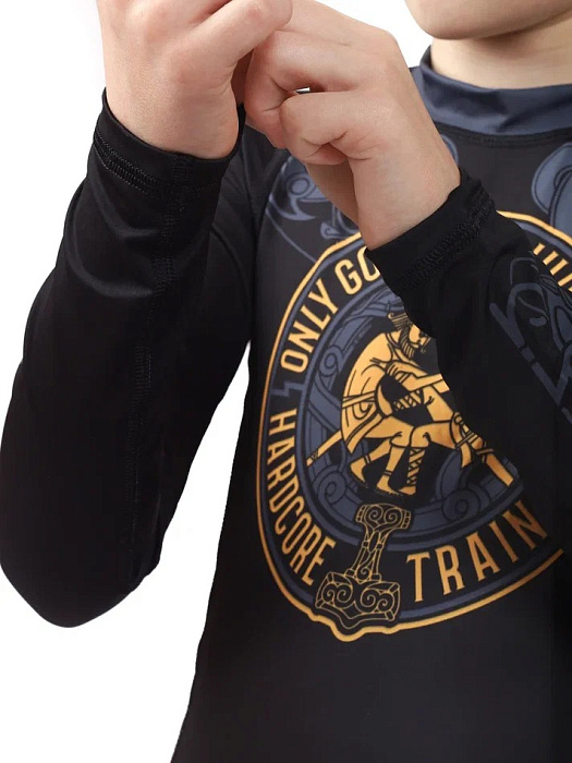 Детский рашгард Hardcore Training Glima LS