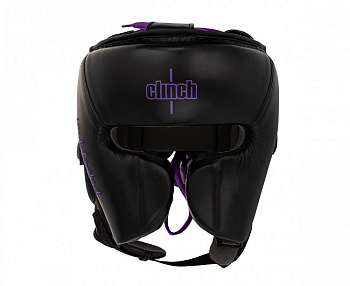 C162 Шлем боксерский Clinch Undefeated черный