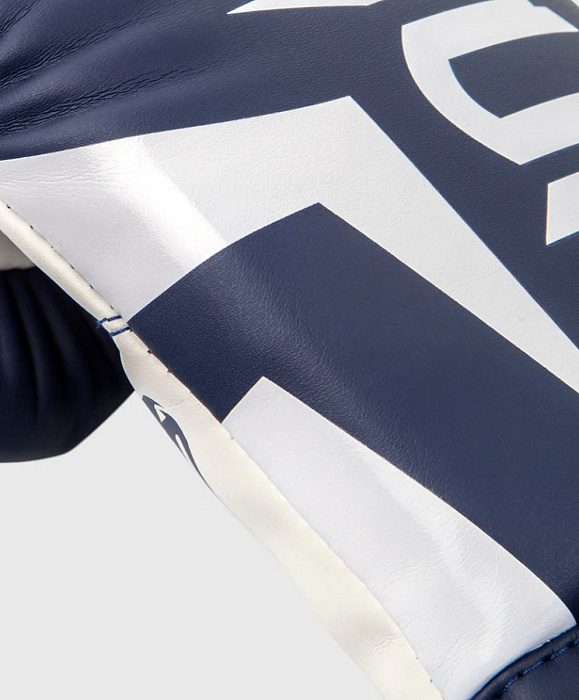 Перчатки Elite син/бел.