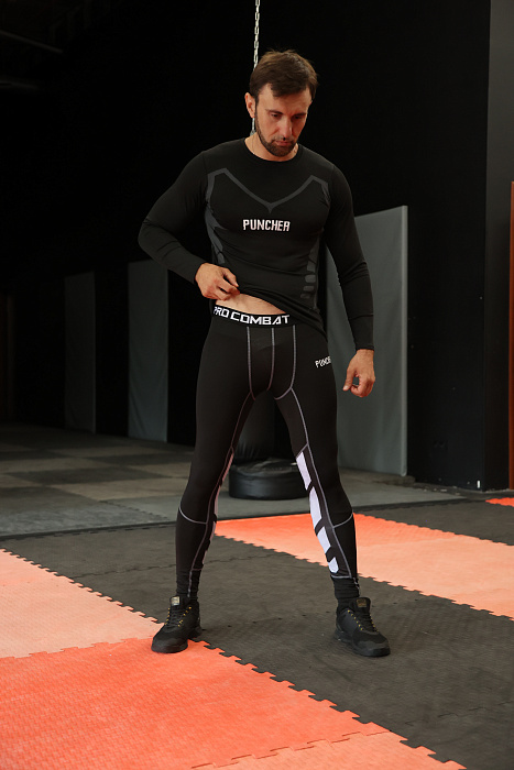 Компрессионные штаны Puncher 3.0 black