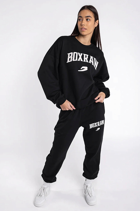 Свитшот женский East Street Boxraw Черный 