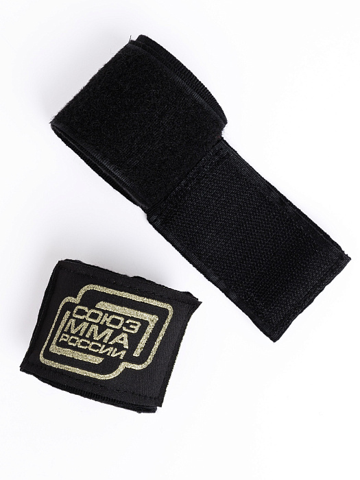 Бинты TFG Союз ММА черный-золотой