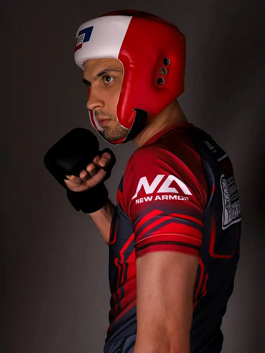 Рашгард NEW ARMOR СОЮЗ ММА красный