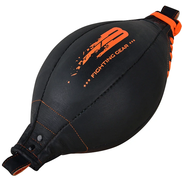 Груша на растяжках BoyBo Fire BPE450, кожа черно-оранжевый