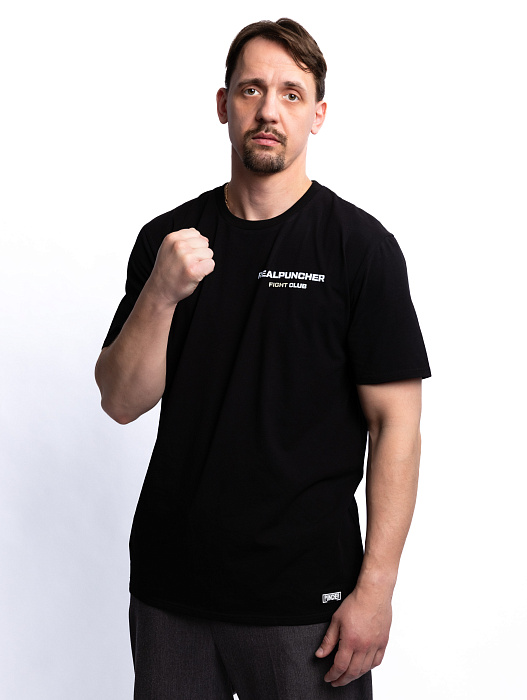 Футболка черная REALPUNCHER