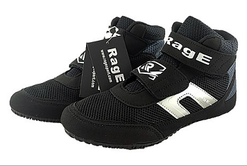 Борцовки RAGE C-FLEX на липучке черный