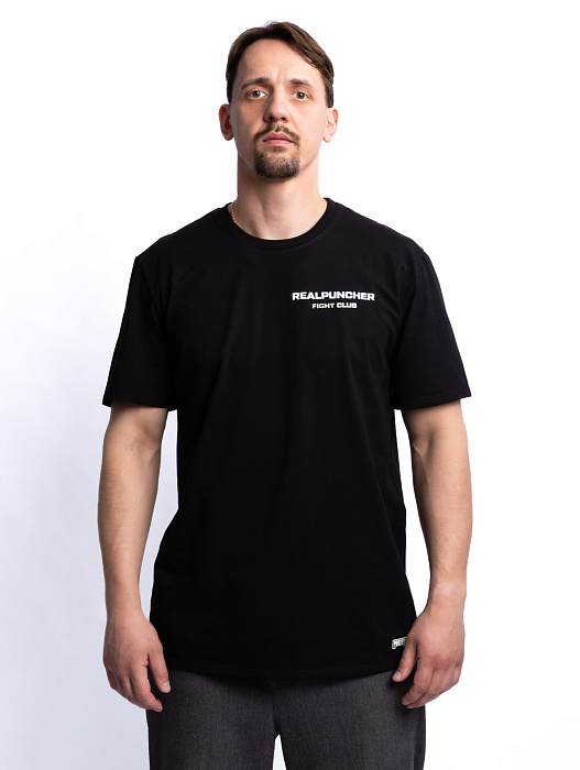 Футболка черная REALPUNCHER