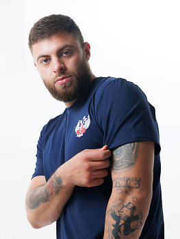 Футболка Puncher ФБ России 5.0 темно-синий