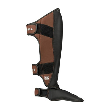 CNSGK-980 Защита голень-стопа Force 3D inject foam KK Чёрно-коричневый