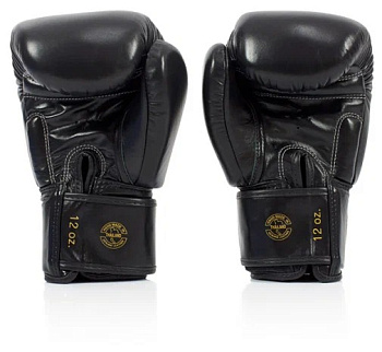 BGV19 Перчатки бокс,Кожа, Цвет: Черный