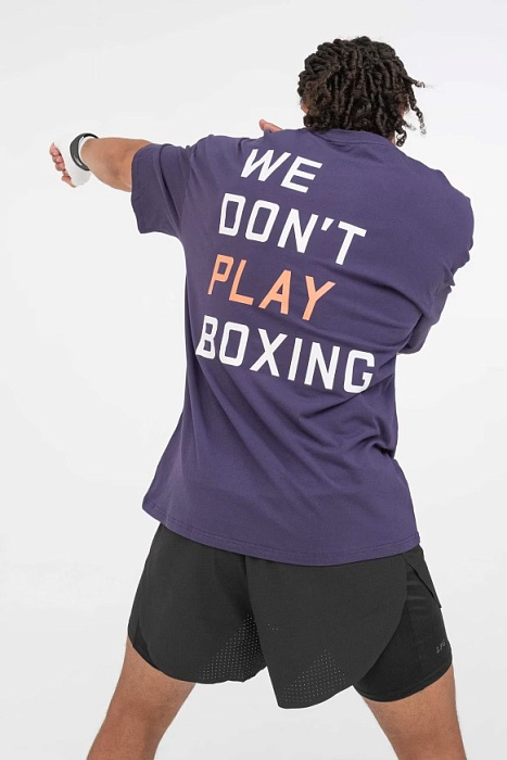 Футболка We Don't Play Boxing BOXRAW Фиолетовый