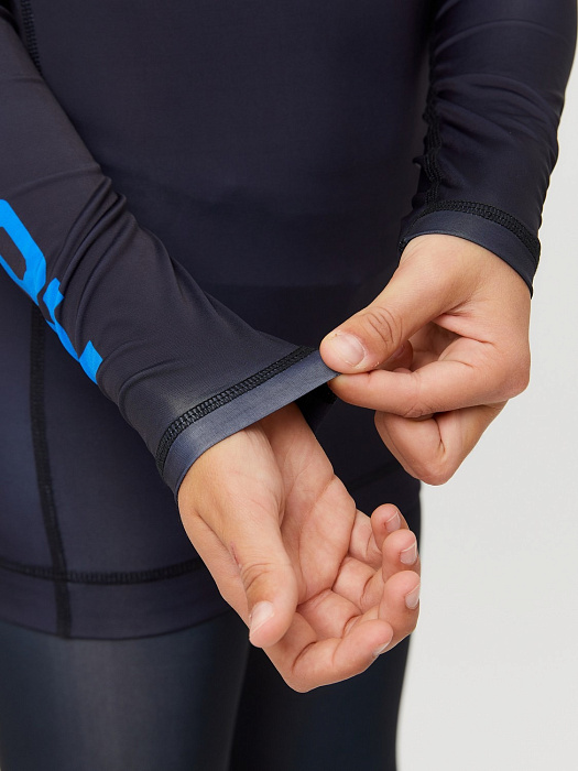 Детский Рашгард Bad Boy Origin New Rashguard Long Sleeves черный/синий