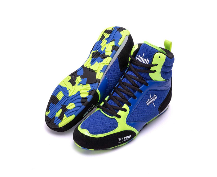 C418 Боксерки Clinch Punch 3.0 сине-зелено-черные NEW