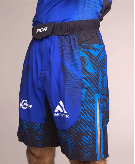 Шорты I Am Fighter ACA mma синие