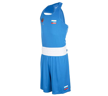 C115 Форма боксерская Clinch Competition ФБР синяя