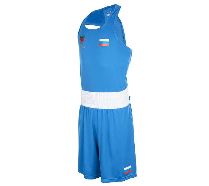 C115 Форма боксерская Clinch Competition ФБР синяя