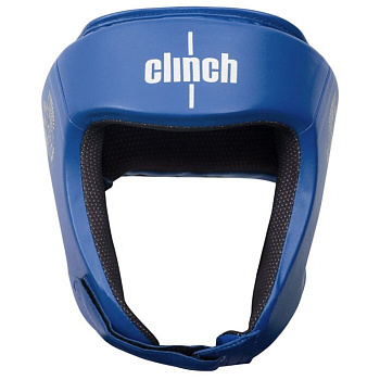 C112 Шлем боксерский Clinch Olimp синий Герб