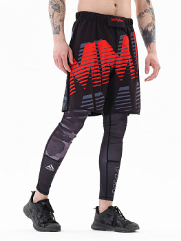 Шорты I Am Fighter MMA red