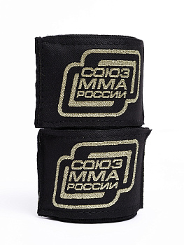 Бинты TFG Союз ММА черный-золотой