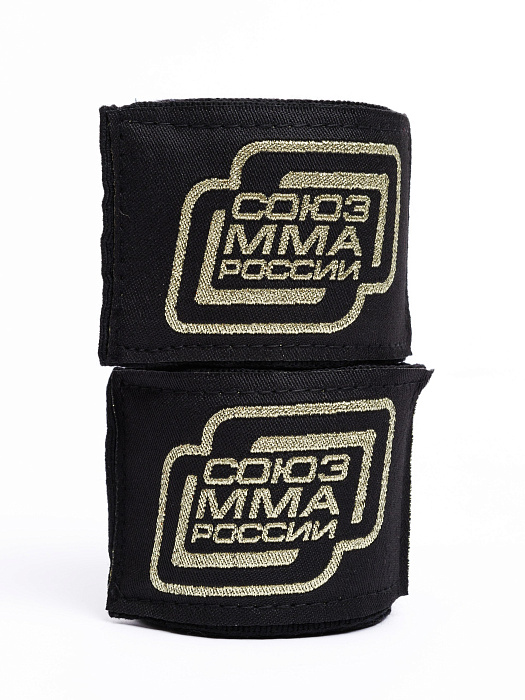 Бинты TFG Союз ММА черный-золотой