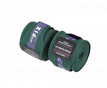 C240 Бинты боксерские Clinch Boxing Hand Wrap Undefeated темно-зеленые