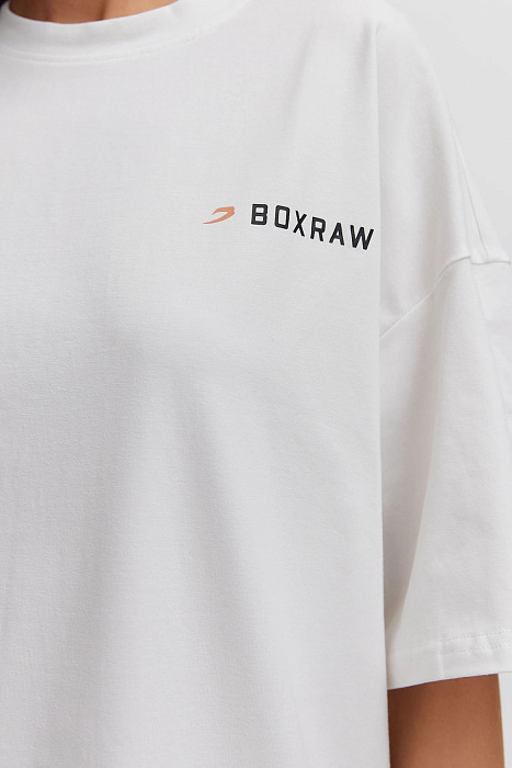 ФУТБОЛКА женская WE DON'T PLAY BOXING BOXRAW Белый