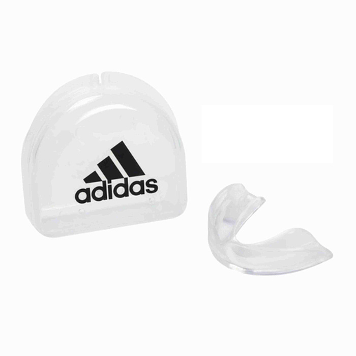 adiBP093 Капа одночелюстная Single Mouth Guard Thermo Flexible прозрачная (размер Junior)