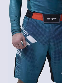Шорты iamfighter BLUE OCEANIC Neon