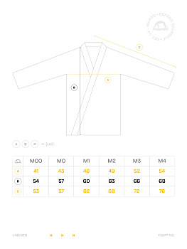 Кимоно MANTO "TIGER`S TAIL" JUNIOR BJJ Gi