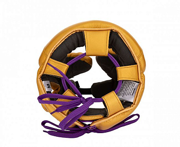 C162 Шлем боксерский Clinch Undefeated золотой