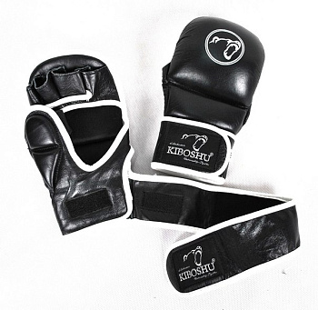 25-10 Kiboshu Перчатки ММА Training/ Черный / Кожа 