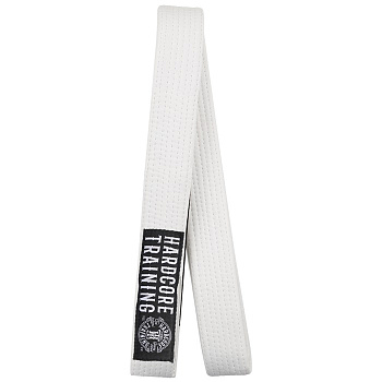 Пояс для кимоно Hardcore Training Premium White