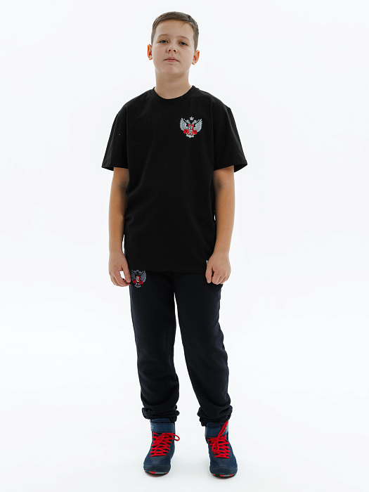 Футболка детская Puncher ФБ России 5.0 черный