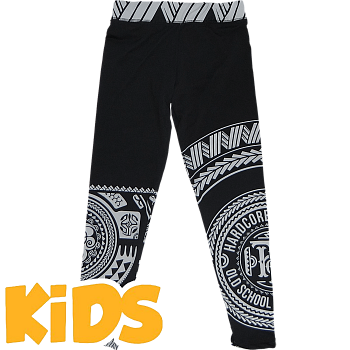 Детские леггинсы Hardcore Training Ta Moko Black (10 лет)
