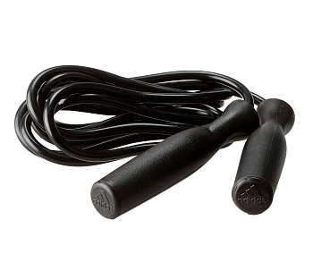 adiJRW03 Скакалка Speed Rope Plastic Handle черная