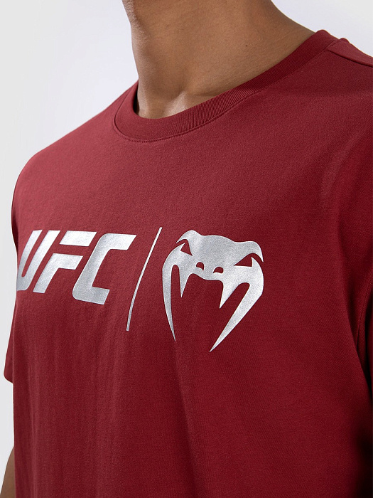 Футболка UFC Venum Classic Navy Red/Silver