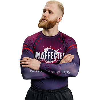 Рашгард Unaffected фиолетовый Devil LS