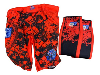 Шорты Союз ММА, SHT007RD, красный