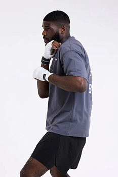 ФУТБОЛКА WE DON'T PLAY BOXING BOXRAW Темно-серый