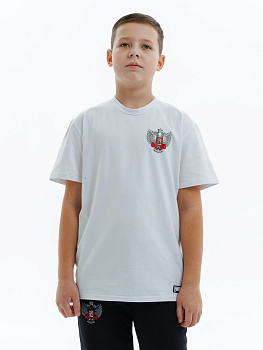 Футболка детская Puncher ФБ России 5.0 белая