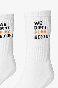 Носки We Don't Play Boxing (3 пары) (Белый, M)